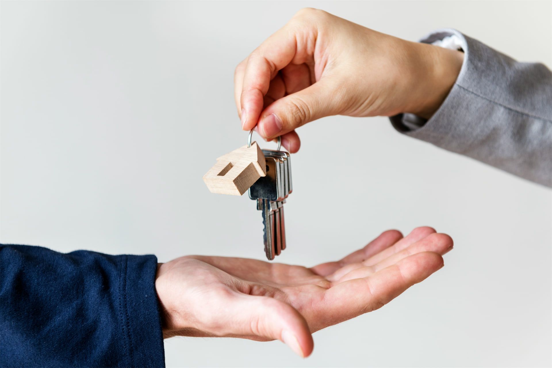 House keys being handed over